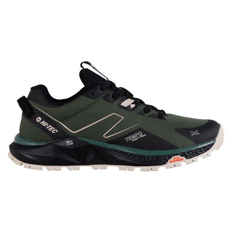 Hi-Tec Mens Geo Tempo  - Black/Green