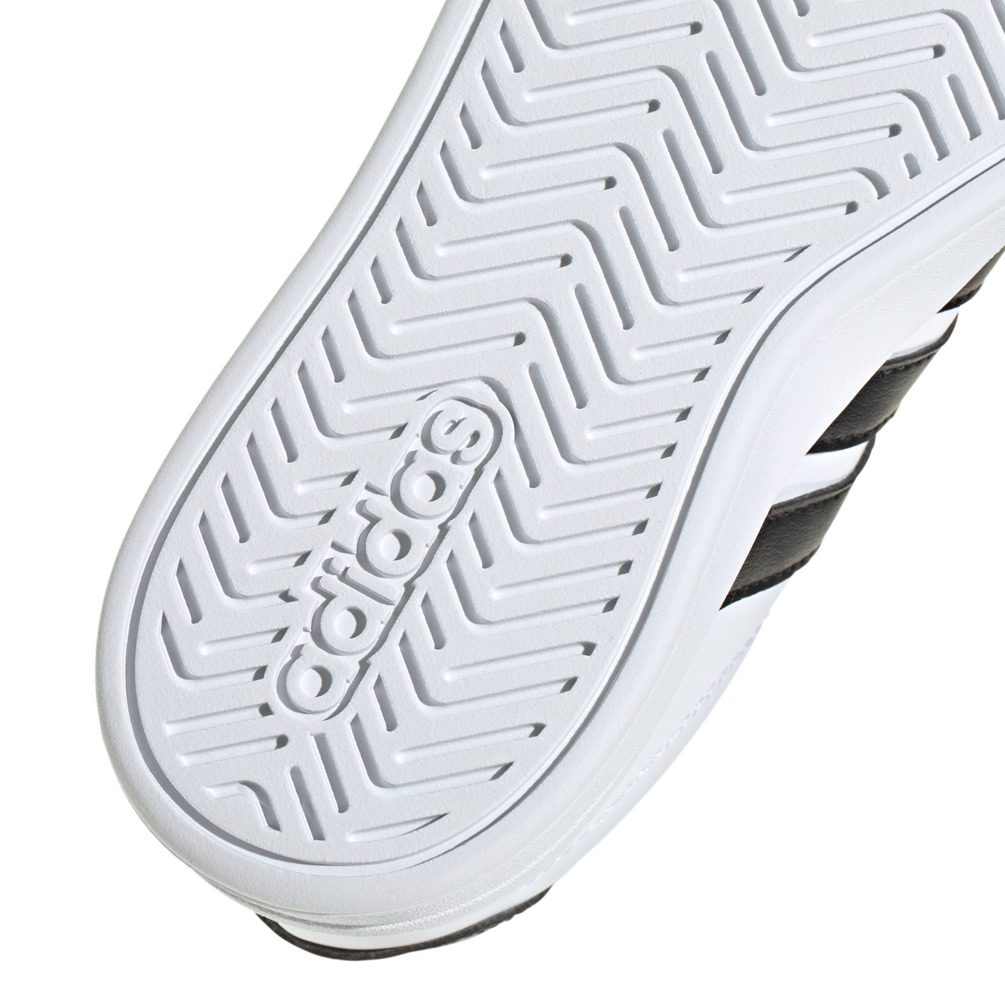 Adidas Kids Grand Court 3.0 Shoes - White/Black/White