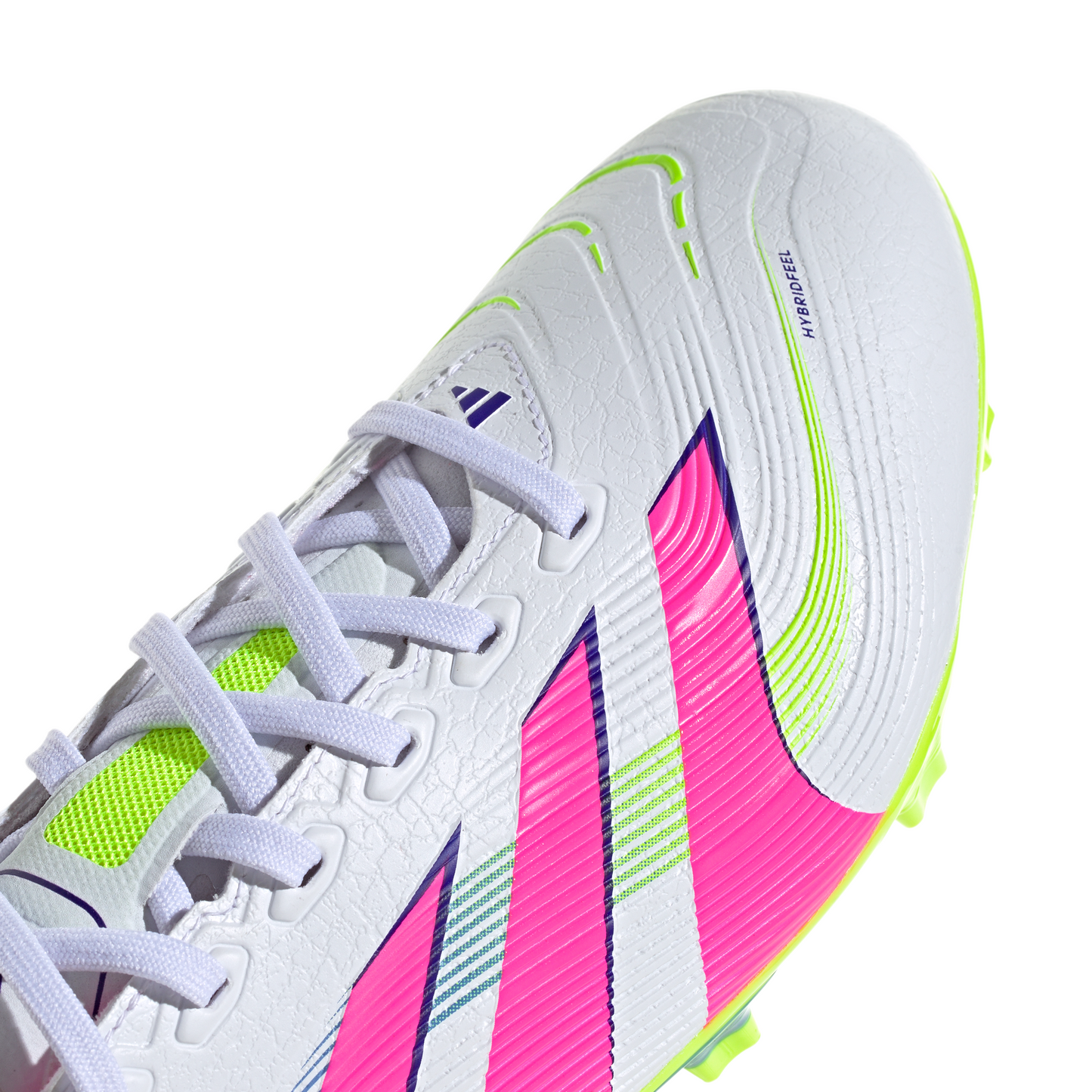Adidas Predator League Firm/Multi-Ground Boots - White/Pink/Lemon