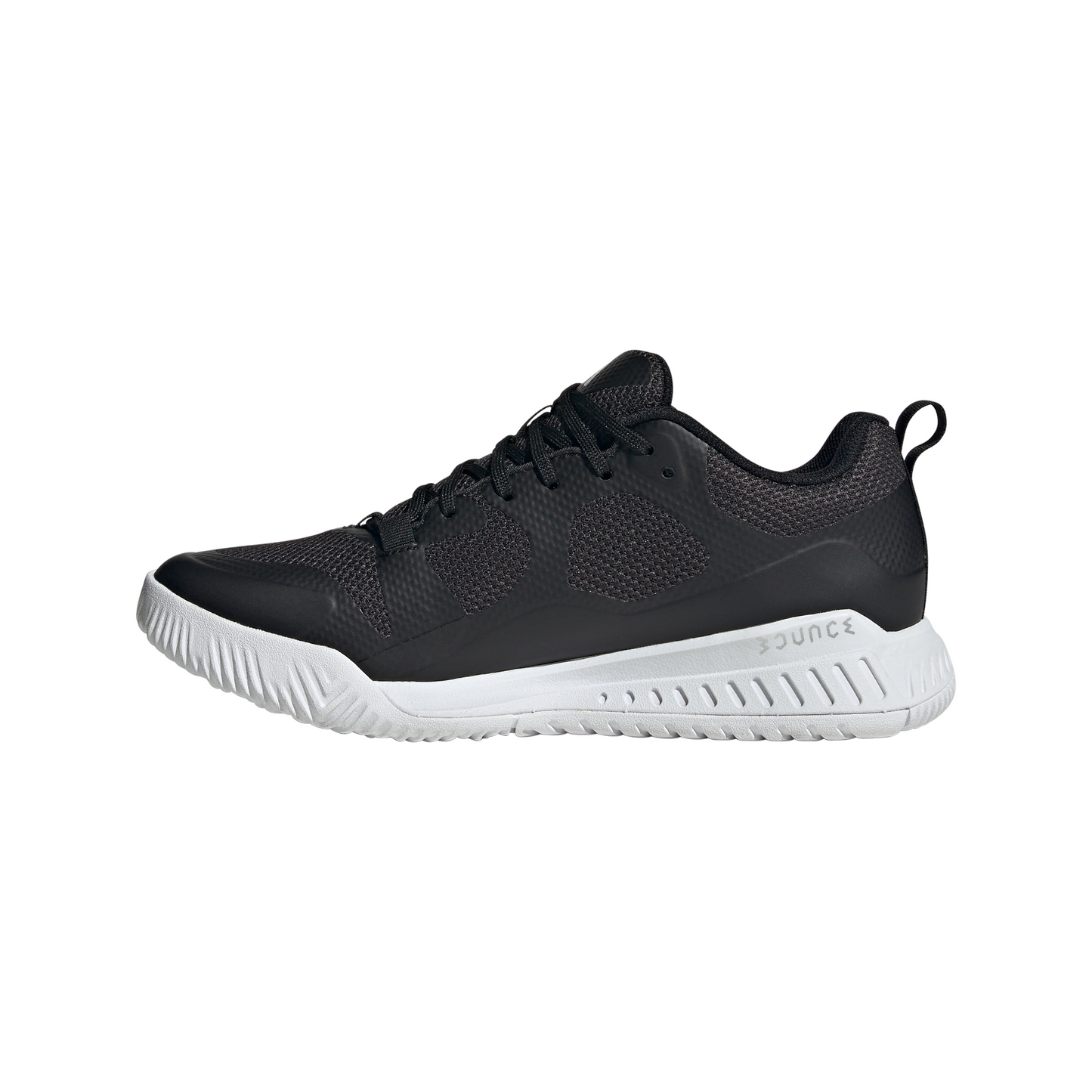 Adidas Womens Court Team Bounce 2.0 Indoor Shoes - White/Black