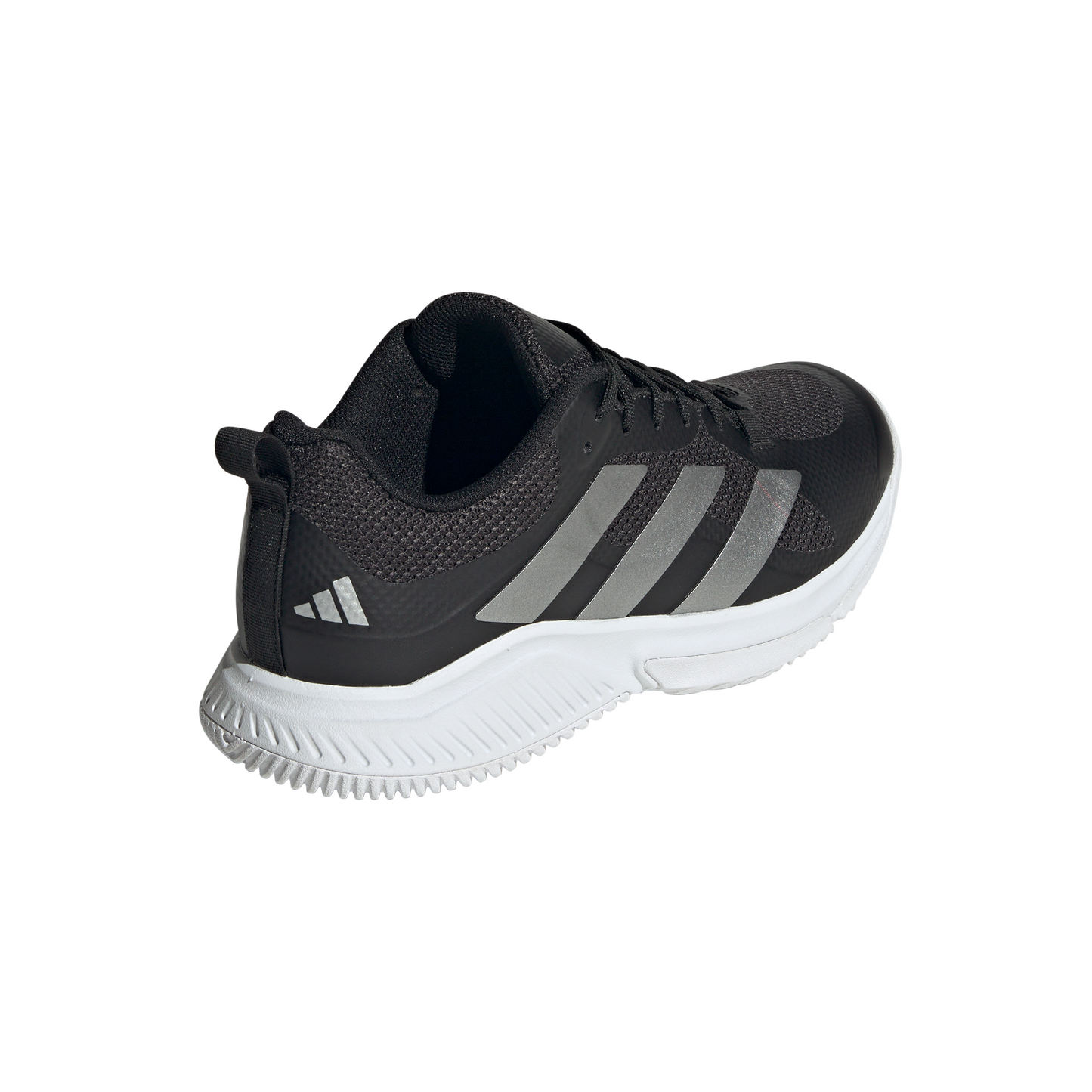 Adidas Womens Court Team Bounce 2.0 Indoor Shoes - White/Black