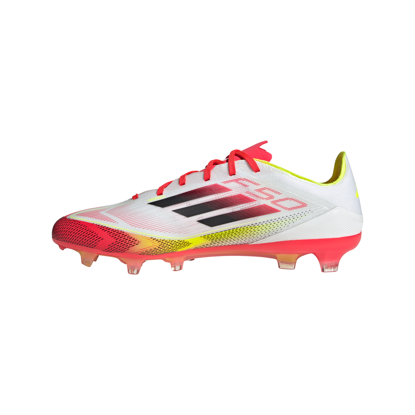 Adidas F50 Pro FG Boots - White/Black/Yellow