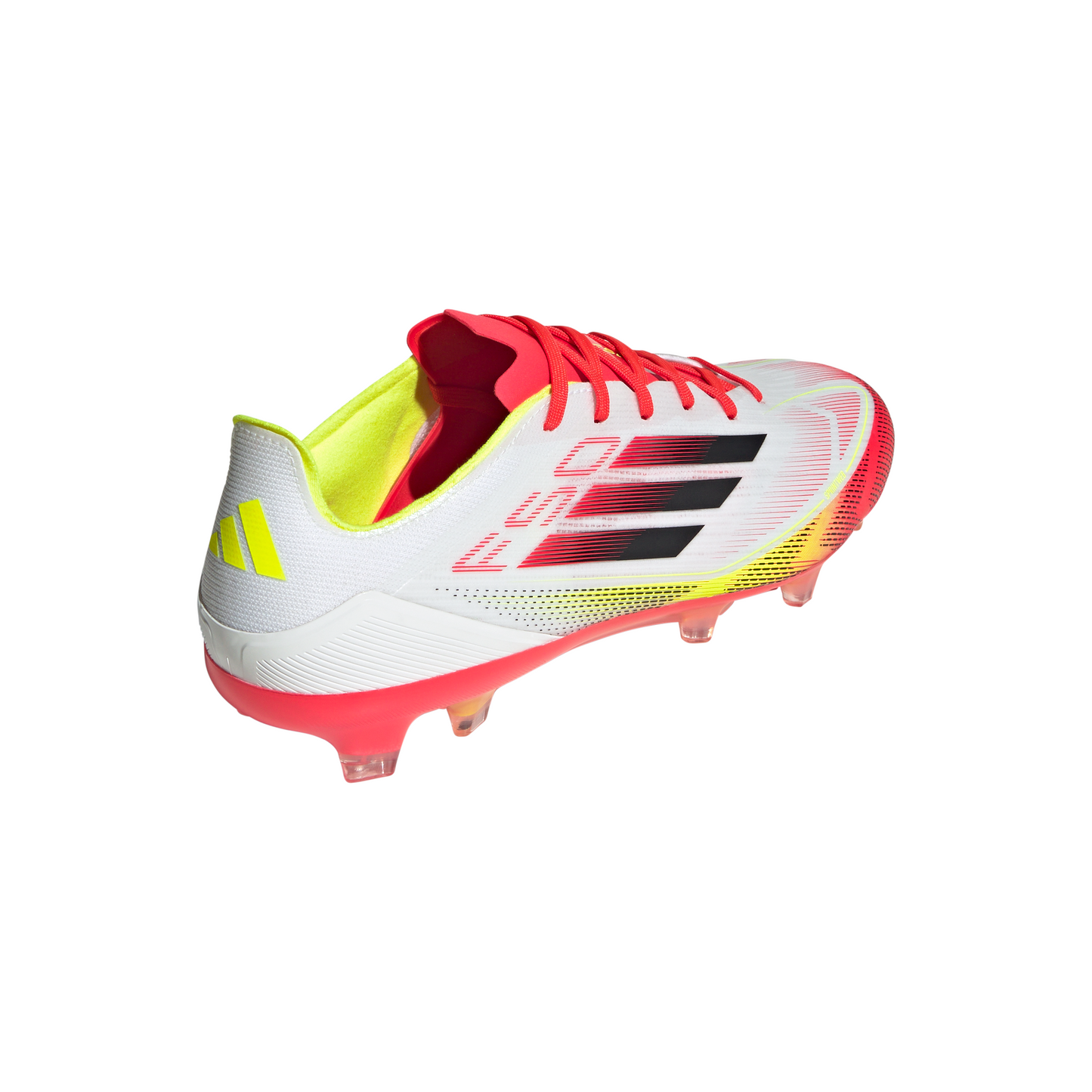 Adidas F50 Pro FG Boots - White/Black/Yellow