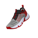 Adidas Trae Unlimited Junior Basketball Shoes - Grey/Carbon/Scarlet