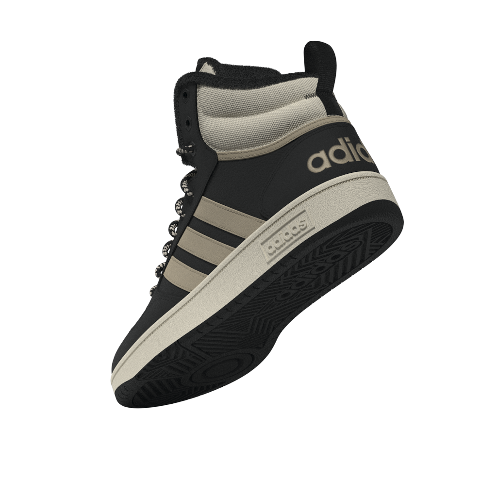 Adidas Mens Hoops 3.0 Mid Lifestyle Basketball Classic Fur Lining Winterized Shoes