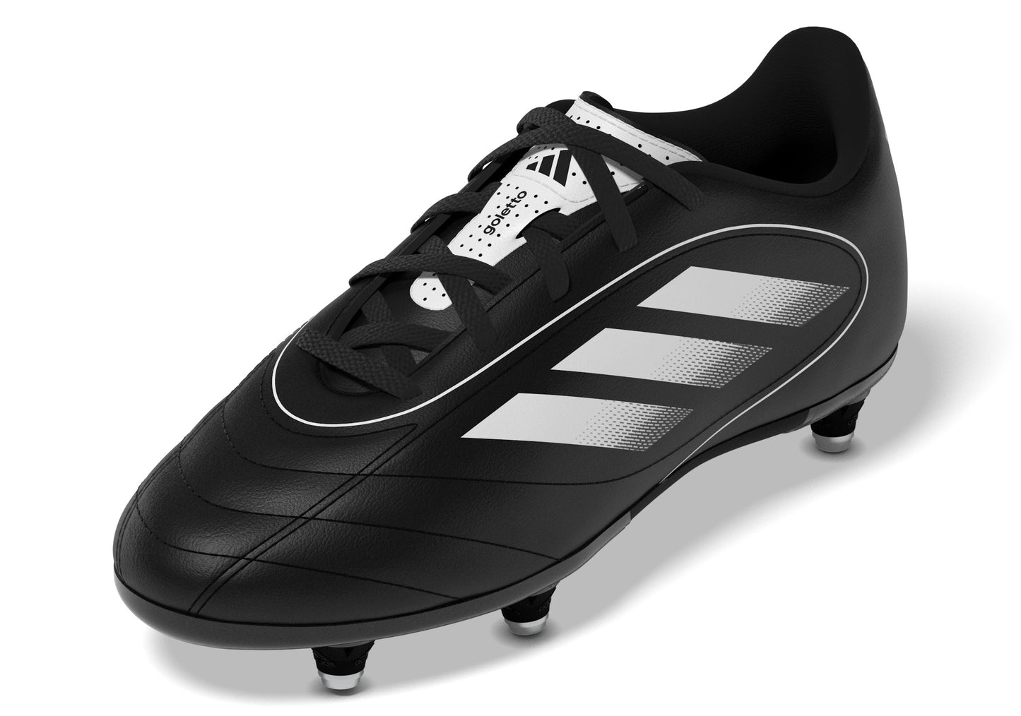 Adidas Kids Goletto IX SG Boots - Black/White