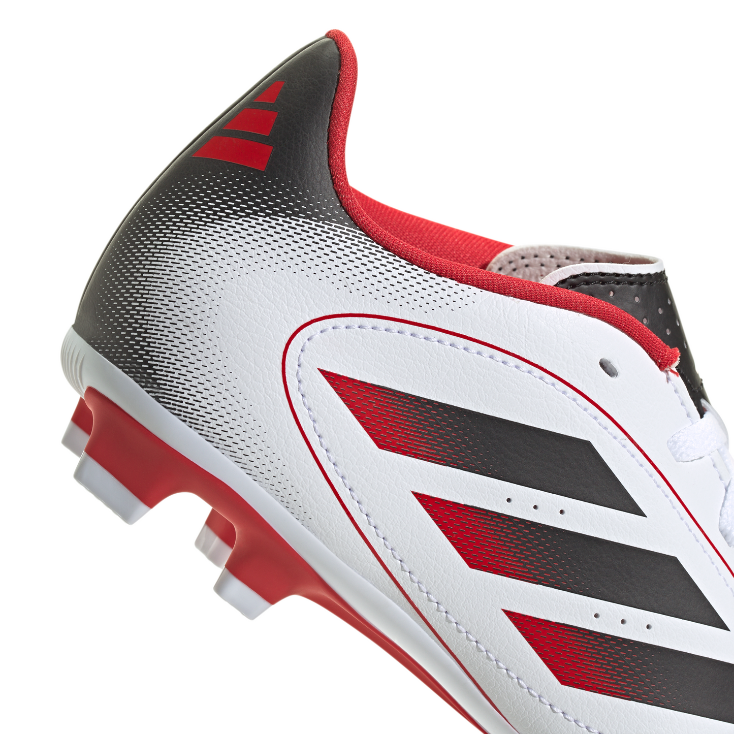 Adidas Goletto IX Firm/Multi-Ground Boots Kids - White/Black/Scarlett