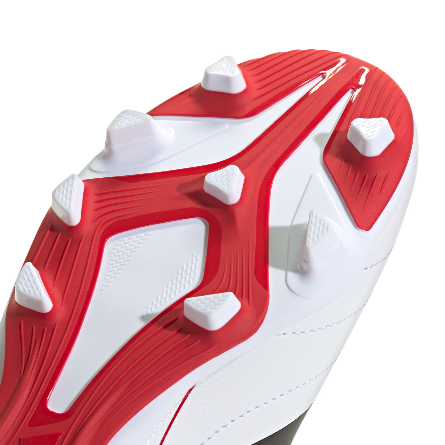 Adidas Goletto IX Firm/Multi-Ground Boots Kids - White/Black/Scarlett