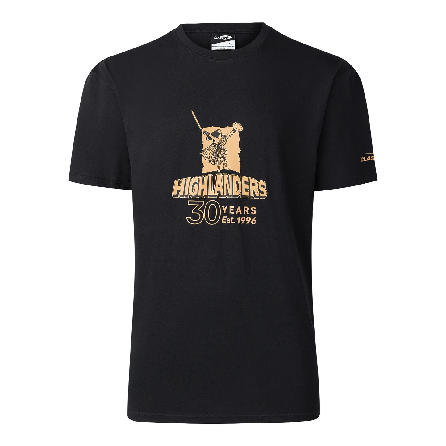 Classic Super Rugby Highlanders 30 Year Celebration Tee - Youth