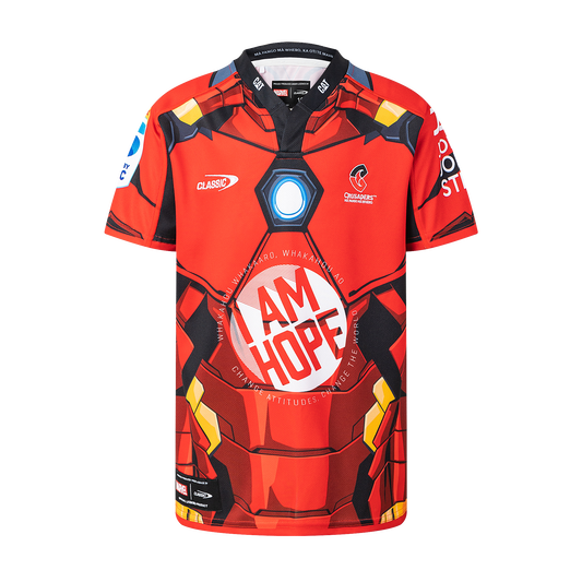 Classic Crusaders Youth Marvel Iron Man Jersey