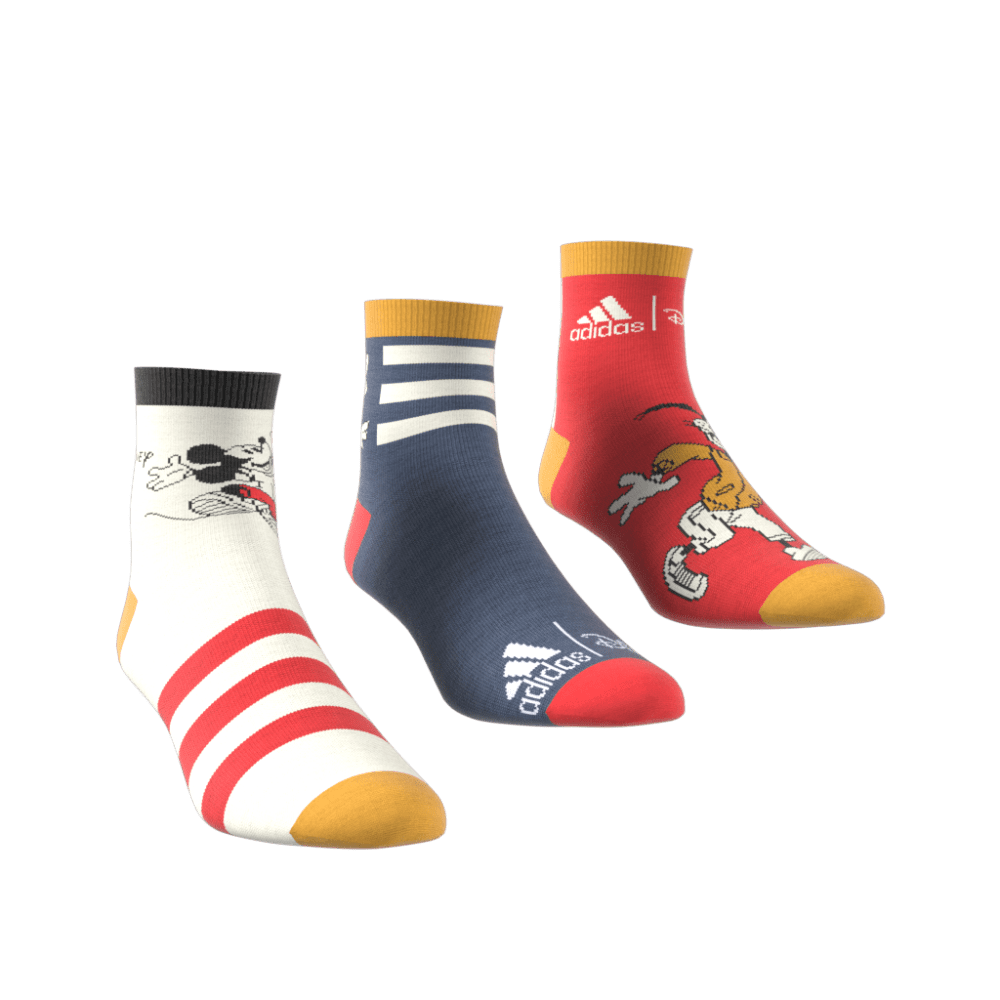 Adidas Disney's Mickey Mouse Socks 3 Pairs Kids