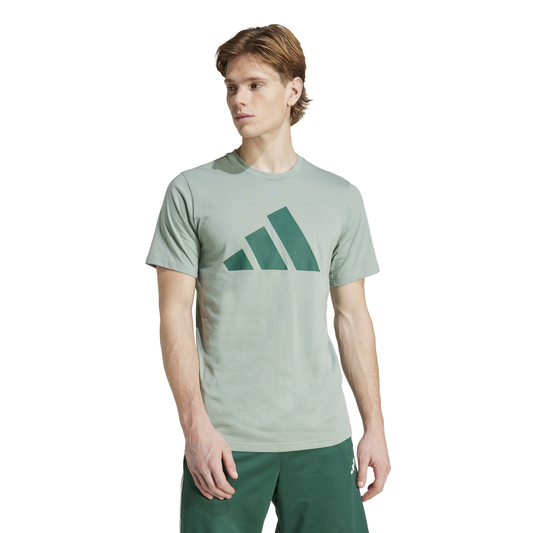 Adidas Mens Train Essentials Feelready Logo Training T-Shirt - Green