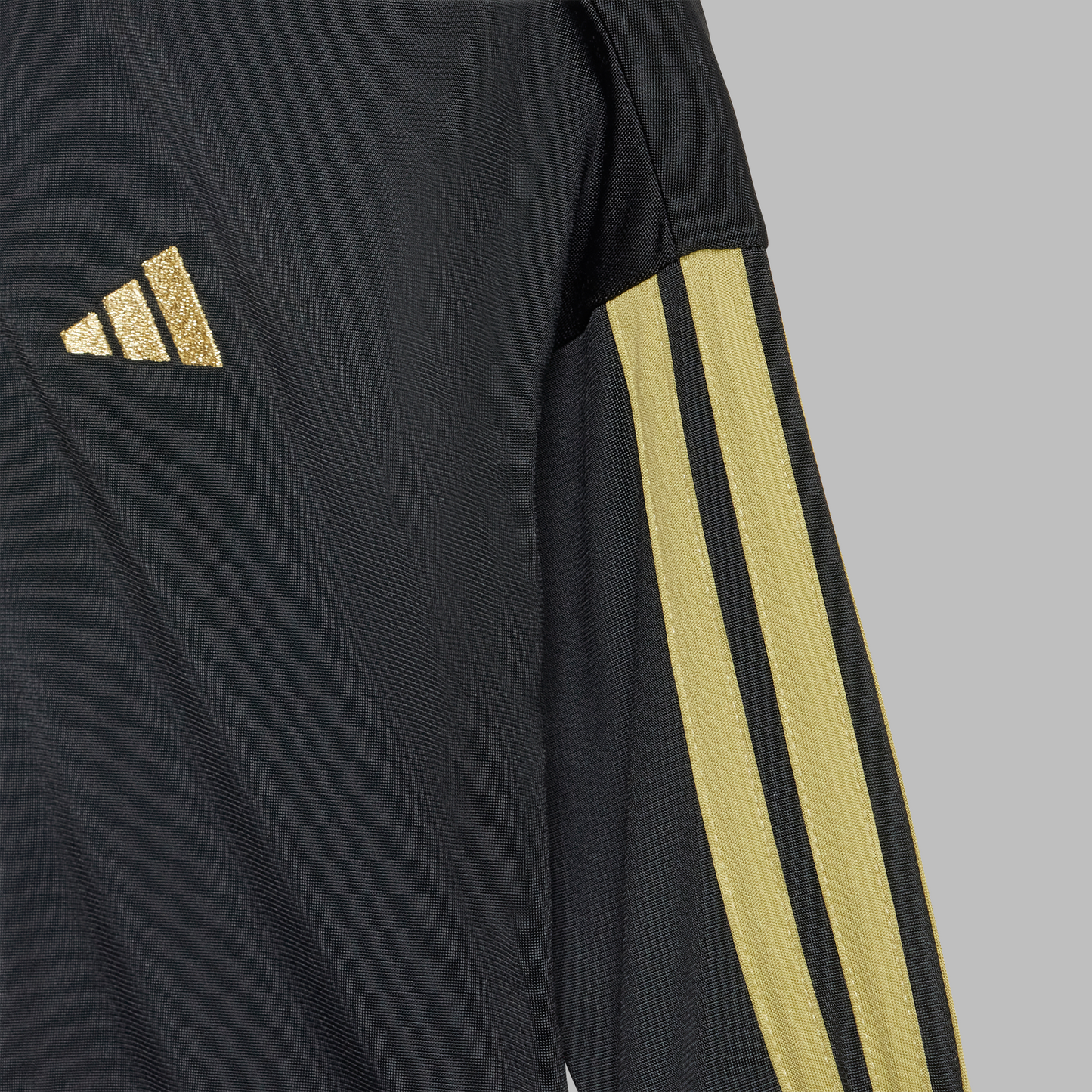 Adidas Kids Essentials CLIMACOOL Track Suit - Black/Gold Metallic