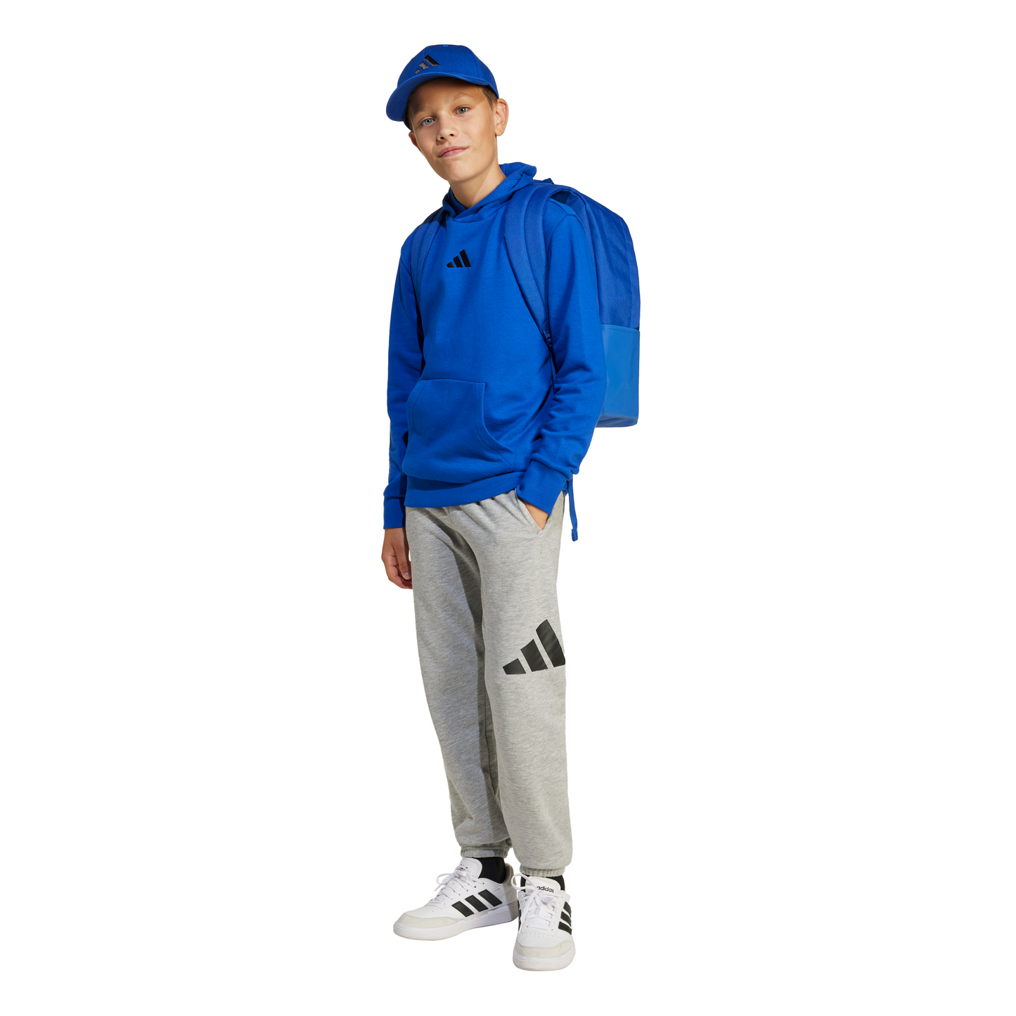 Adidas Kids Essentials Hoodie - Royal Blue