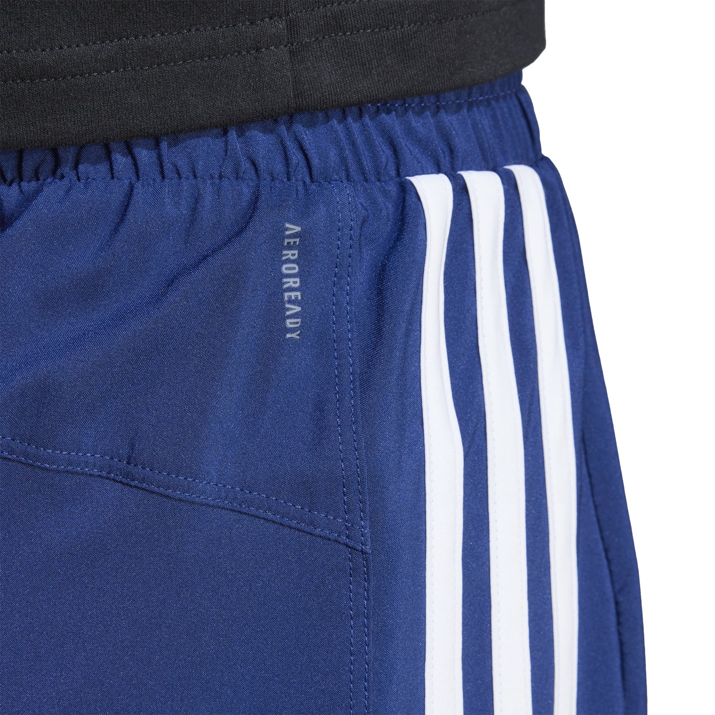Adidas Mens Pacer Training 3-Stripes Woven High-Rise 5" Shorts - Dark Blue