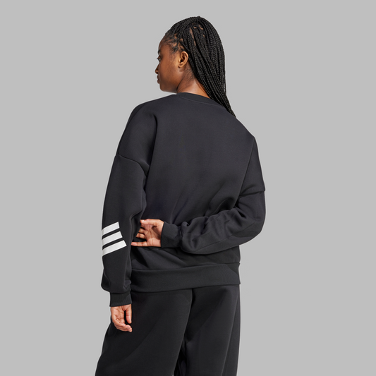 Adidas Womens Future Icons 3-Stripes Sweatshirt - Black