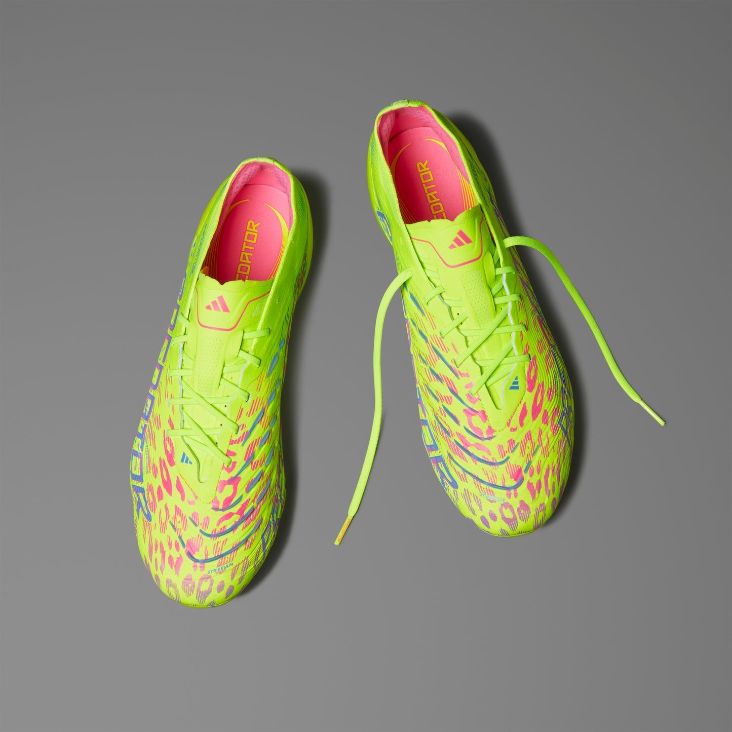 Adidas Predator Elite FG Boots - Lucid Lemon/Lucid Pink/Blue Fusion