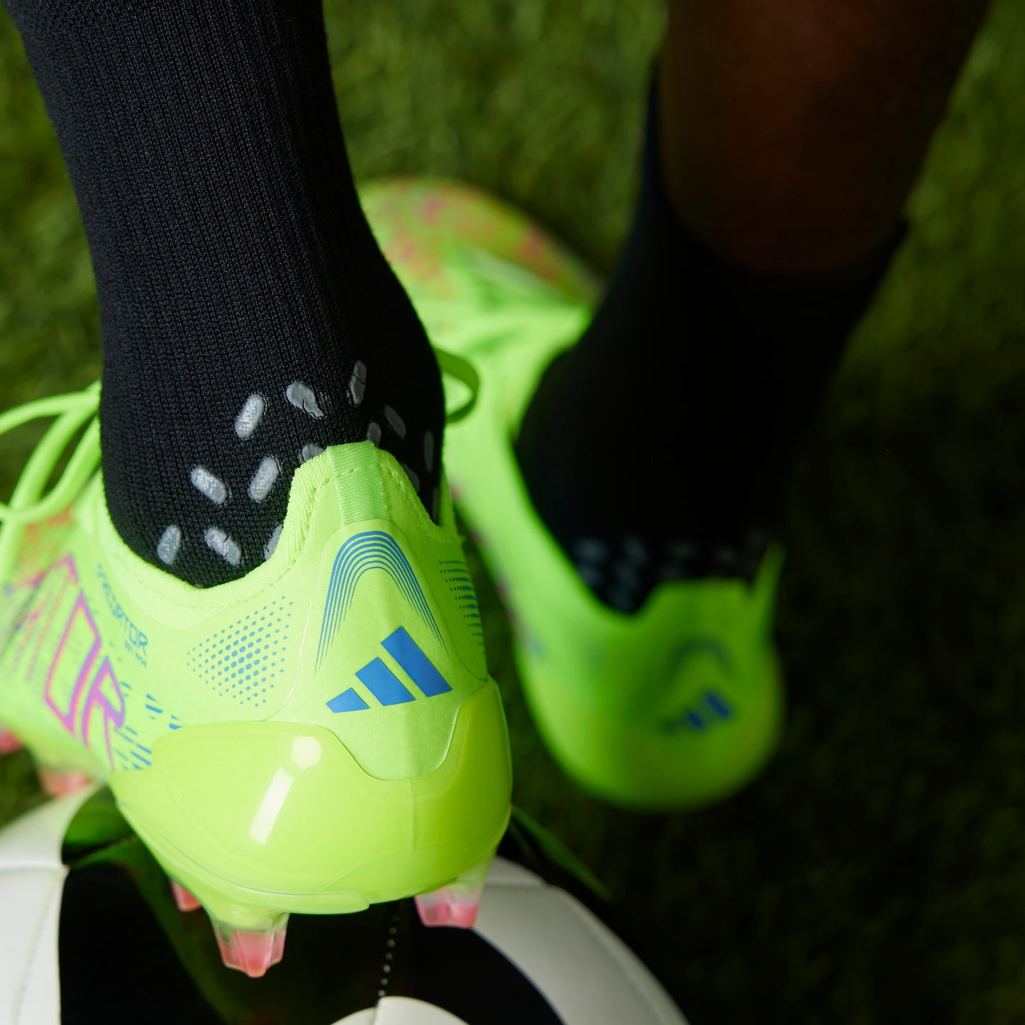 Adidas Predator Elite FG Boots - Lucid Lemon/Lucid Pink/Blue Fusion