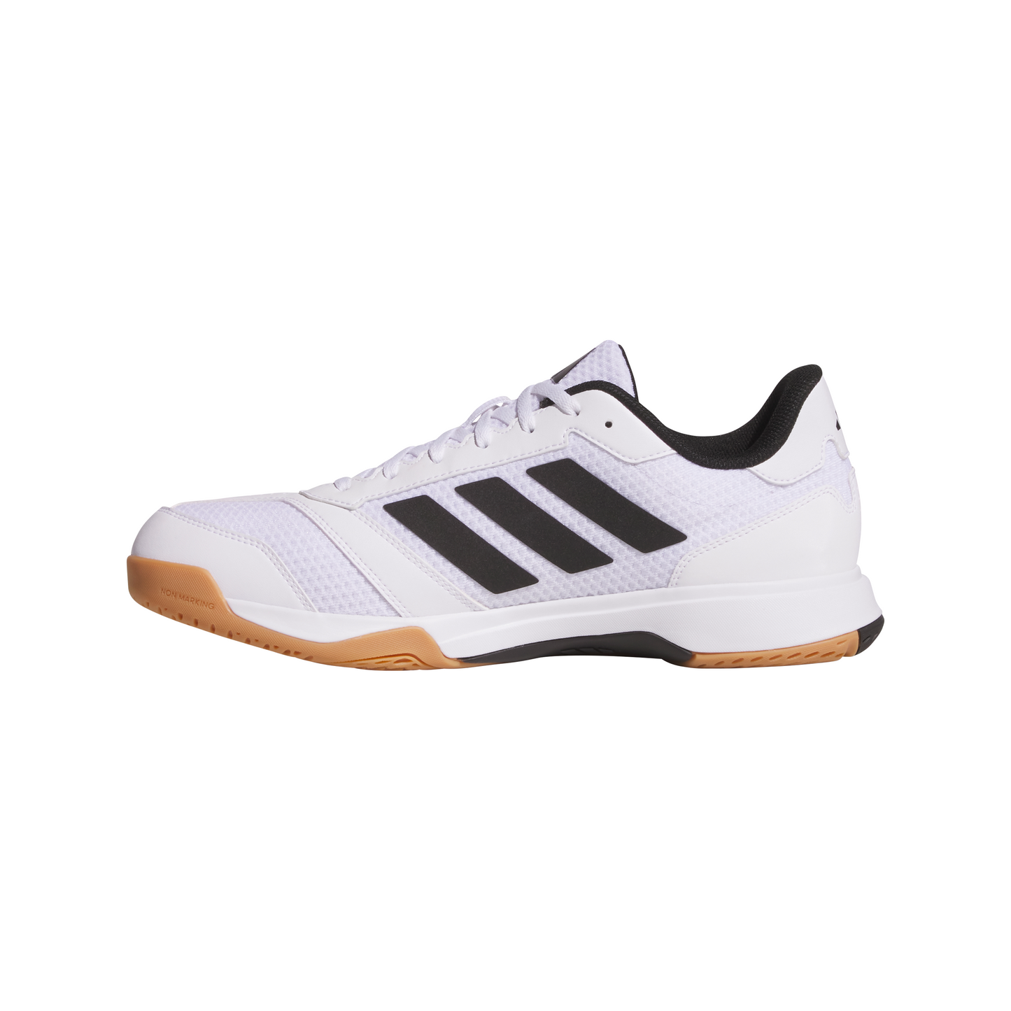 Adidas Mens Ligra 8 Indoor Shoes - Black/Silver/White