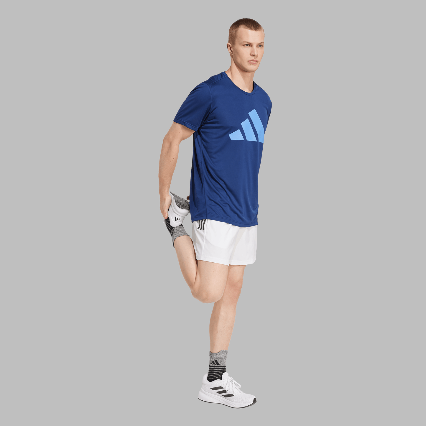 Adidas Mens Run It Tee - Blue