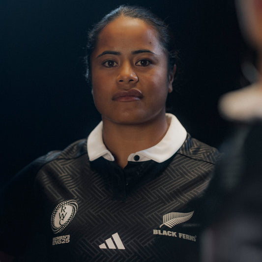 Adidas Womens Black Ferns Rugby World Cup Home Jersey