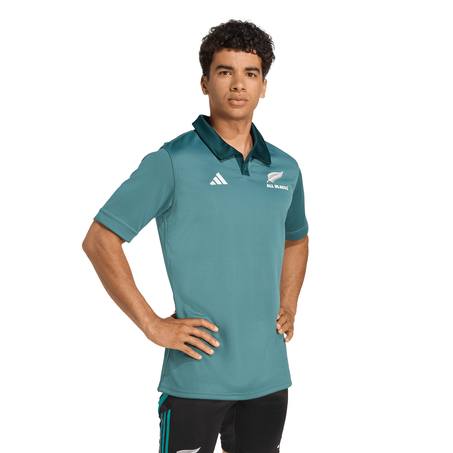 Adidas Mens All Blacks Training Jersey - Teal