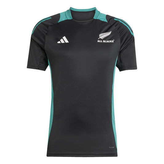 Adidas Mens All Blacks Performance T-Shirt - Black/Teal