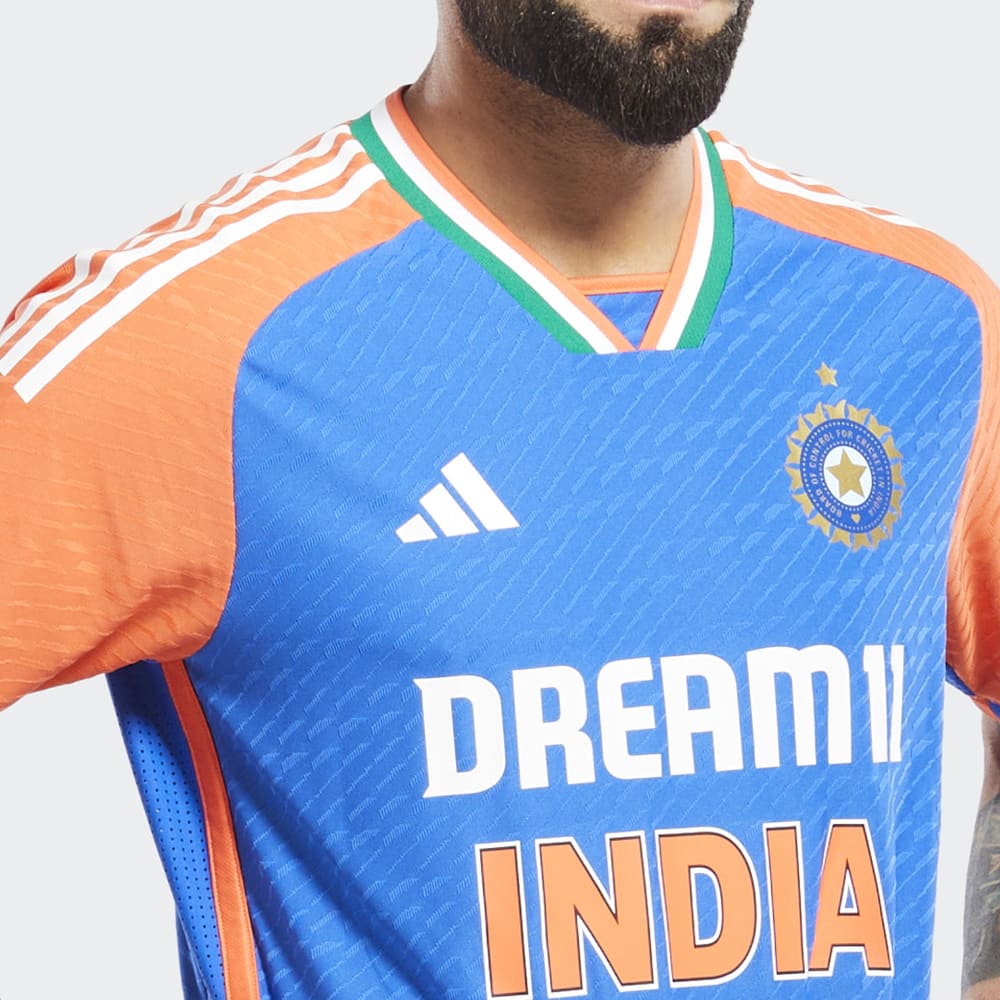 Adidas Mens India Cricket T20I Jersey