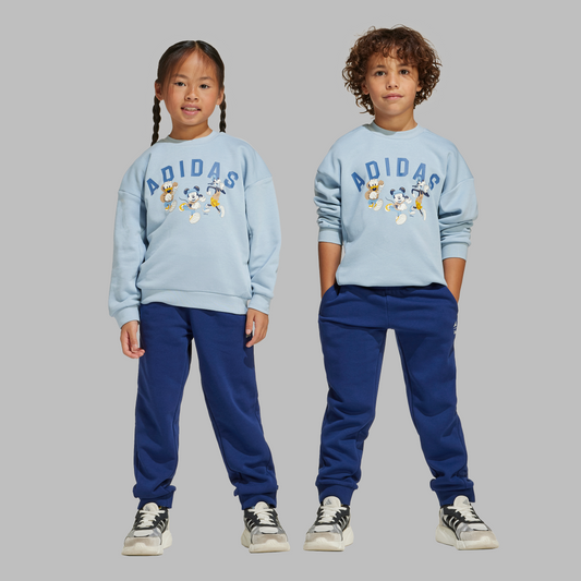 Adidas Little Kids Disney Mickey Mouse Sweatshirt/Jogger Set - Blue