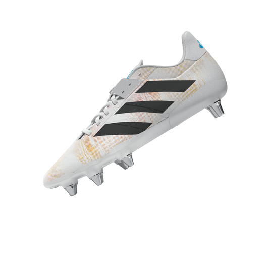 Adidas Kakari RS (SG) Rugby Boots - White/Black/Pure Orange