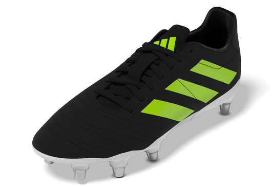 Adidas Kakari (SG) Rugby Boots - Black/Lemon/White