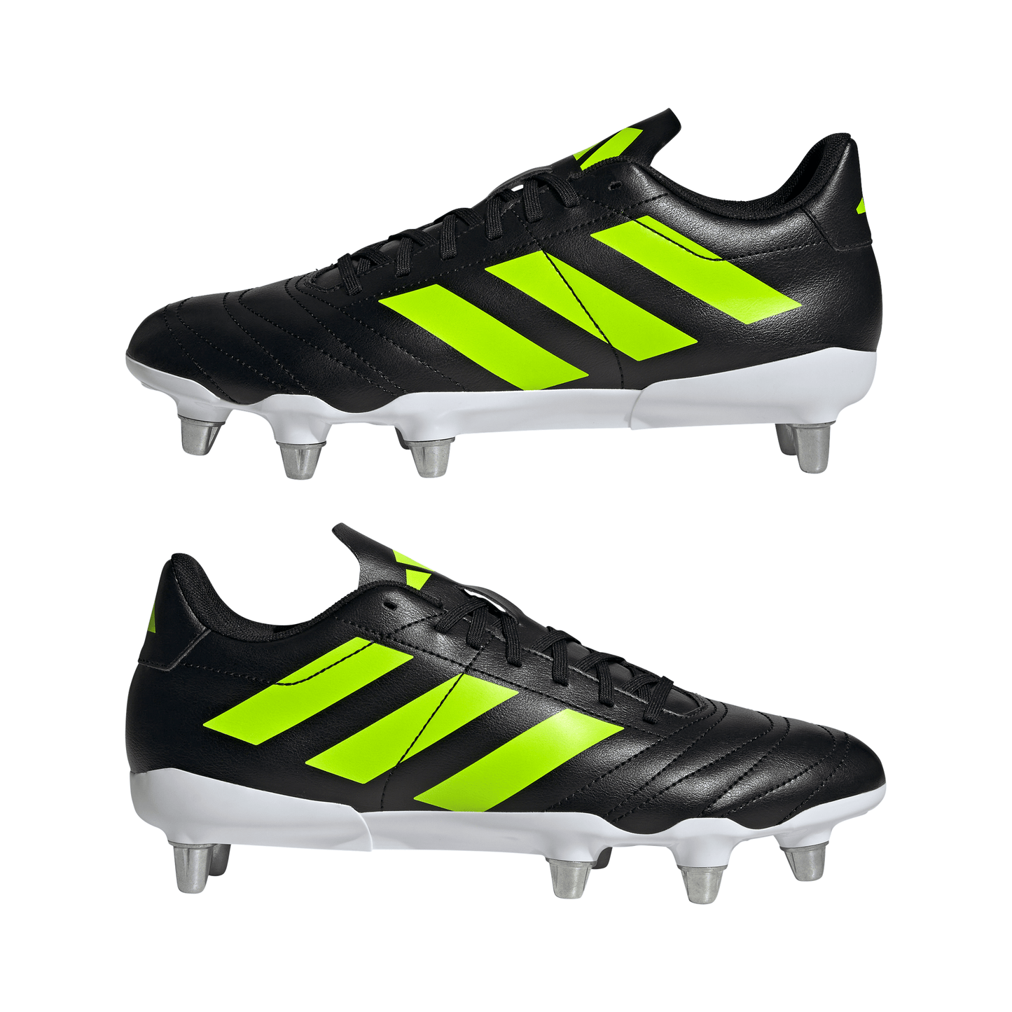 Adidas Kakari (SG) Rugby Boots - Black/Lemon/White