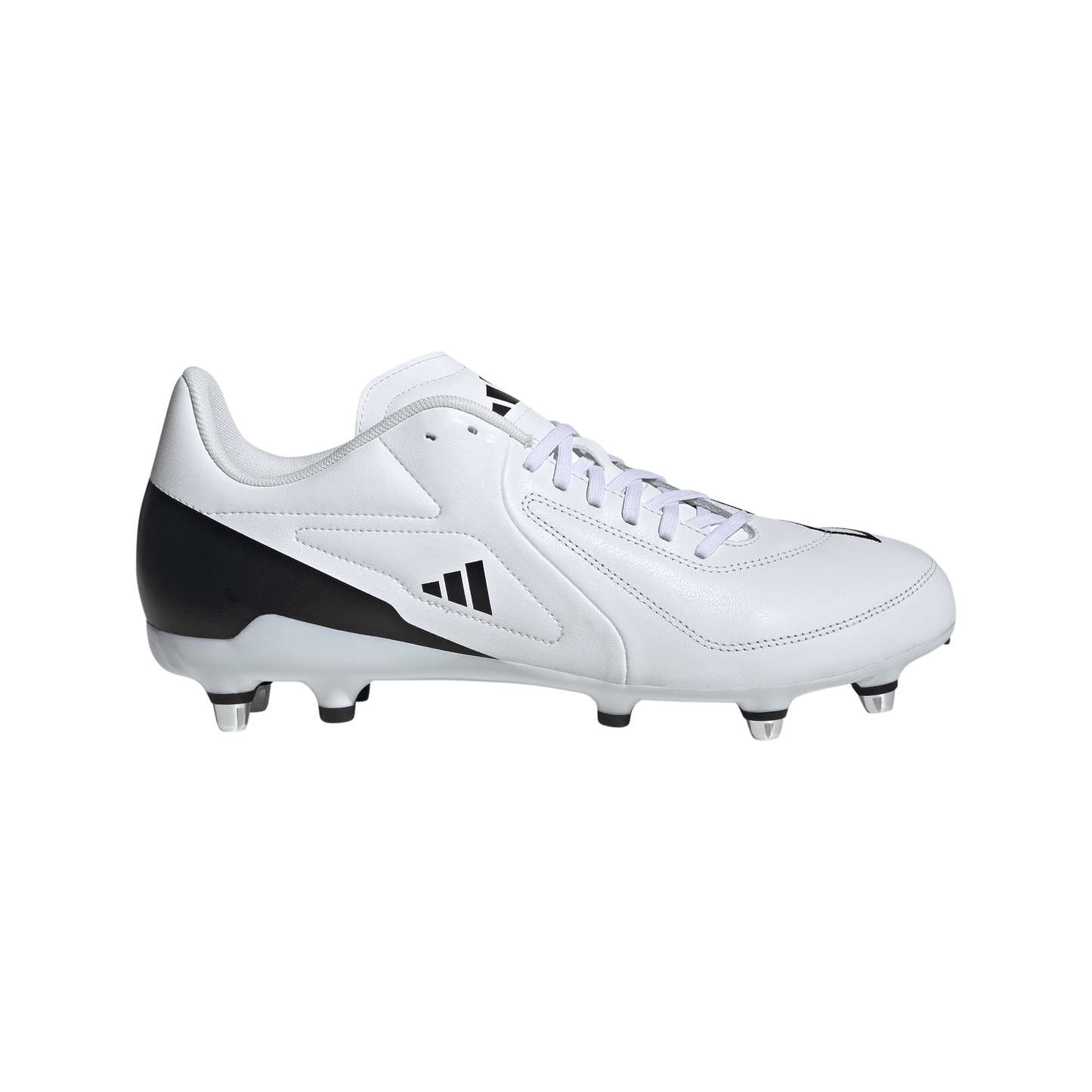 Adidas RS-15 Elite (SG) Rugby Boots - White/White/Black