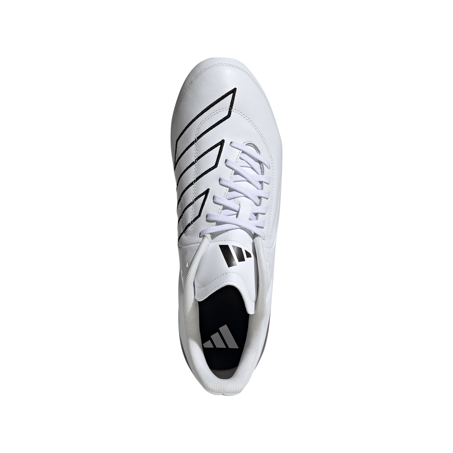 Adidas RS-15 Elite (SG) Rugby Boots - White/White/Black