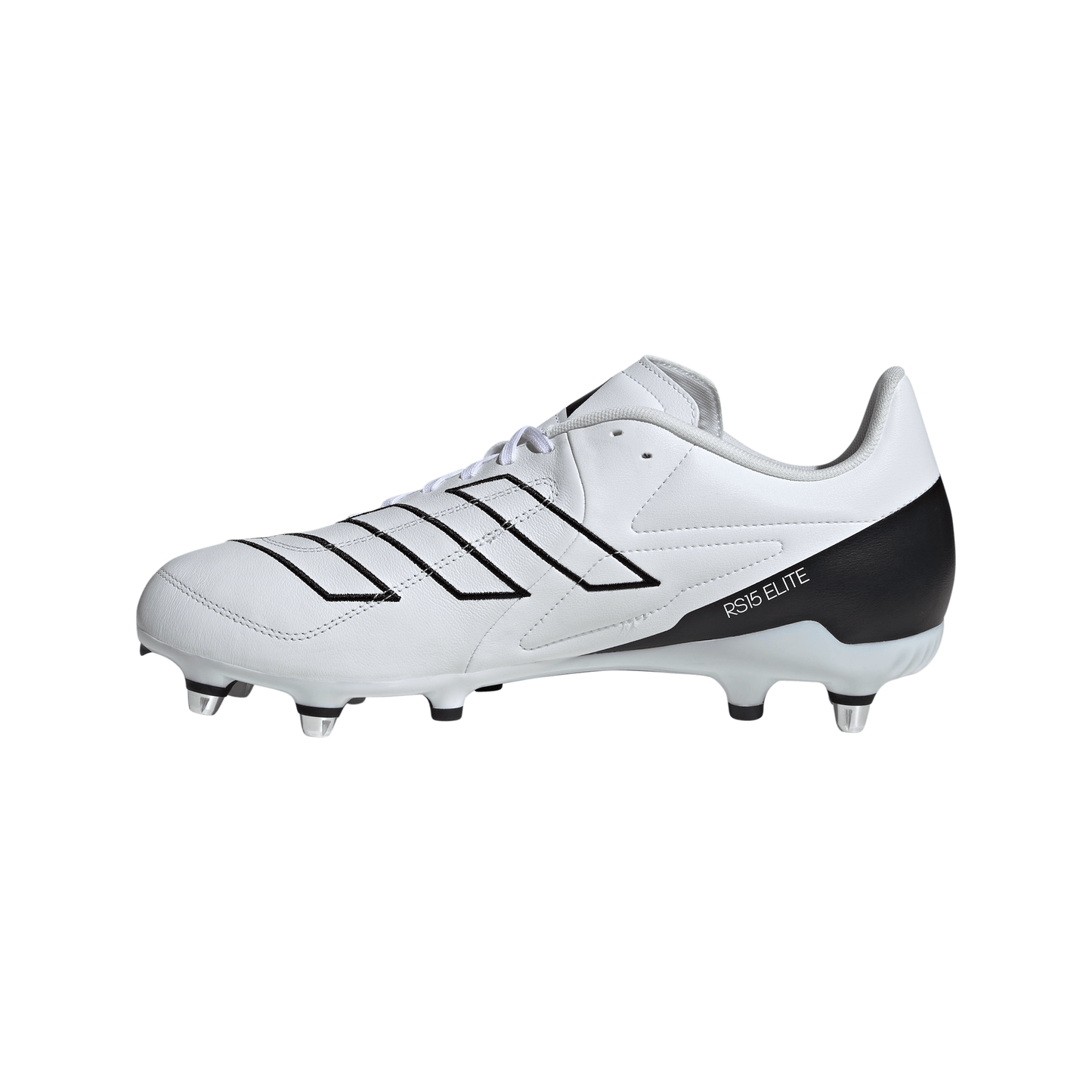 Adidas RS-15 Elite (SG) Rugby Boots - White/White/Black