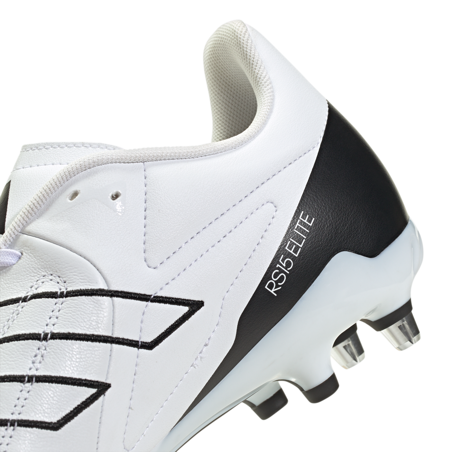 Adidas RS-15 Elite (SG) Rugby Boots - White/White/Black
