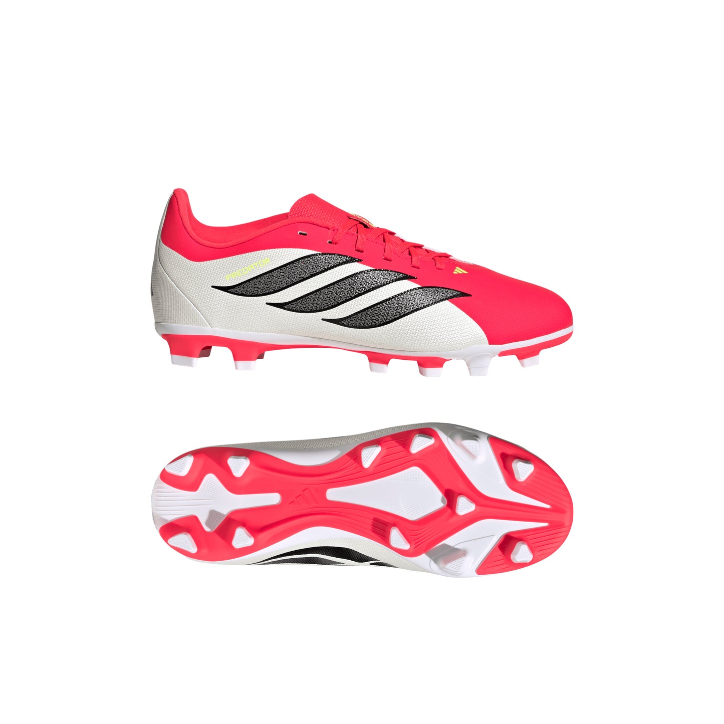 Adidas Predator Club Firm Ground / Multi Ground Football Boots Kids - Red/Black/White