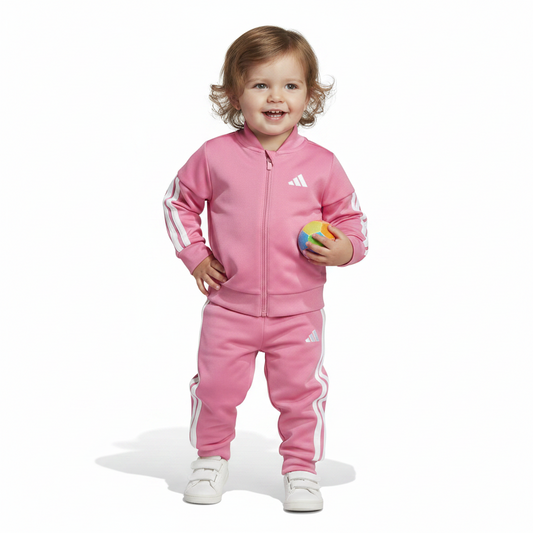 Adidas Infants Essentials CLIMACOOL Track Suit - Pink/White