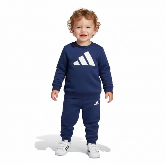 Adidas Kids Essentials Jogger Set - Dark Blue/White