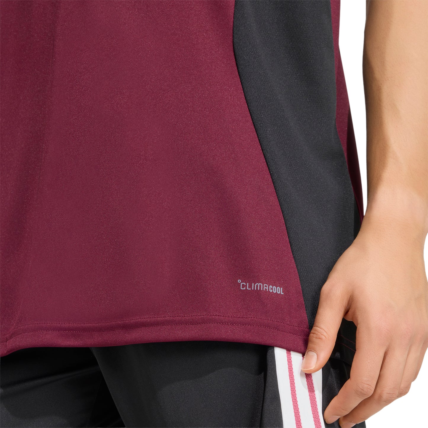 Adidas All Blacks Mens Performance T-Shirt - Maroon/Black