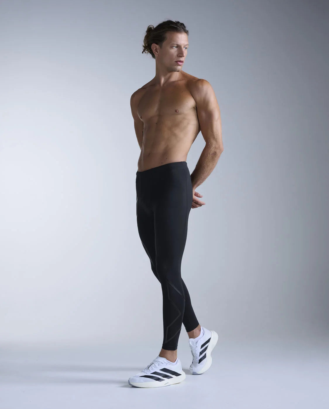 2XU Mens Core Compression Tights - Black/Black