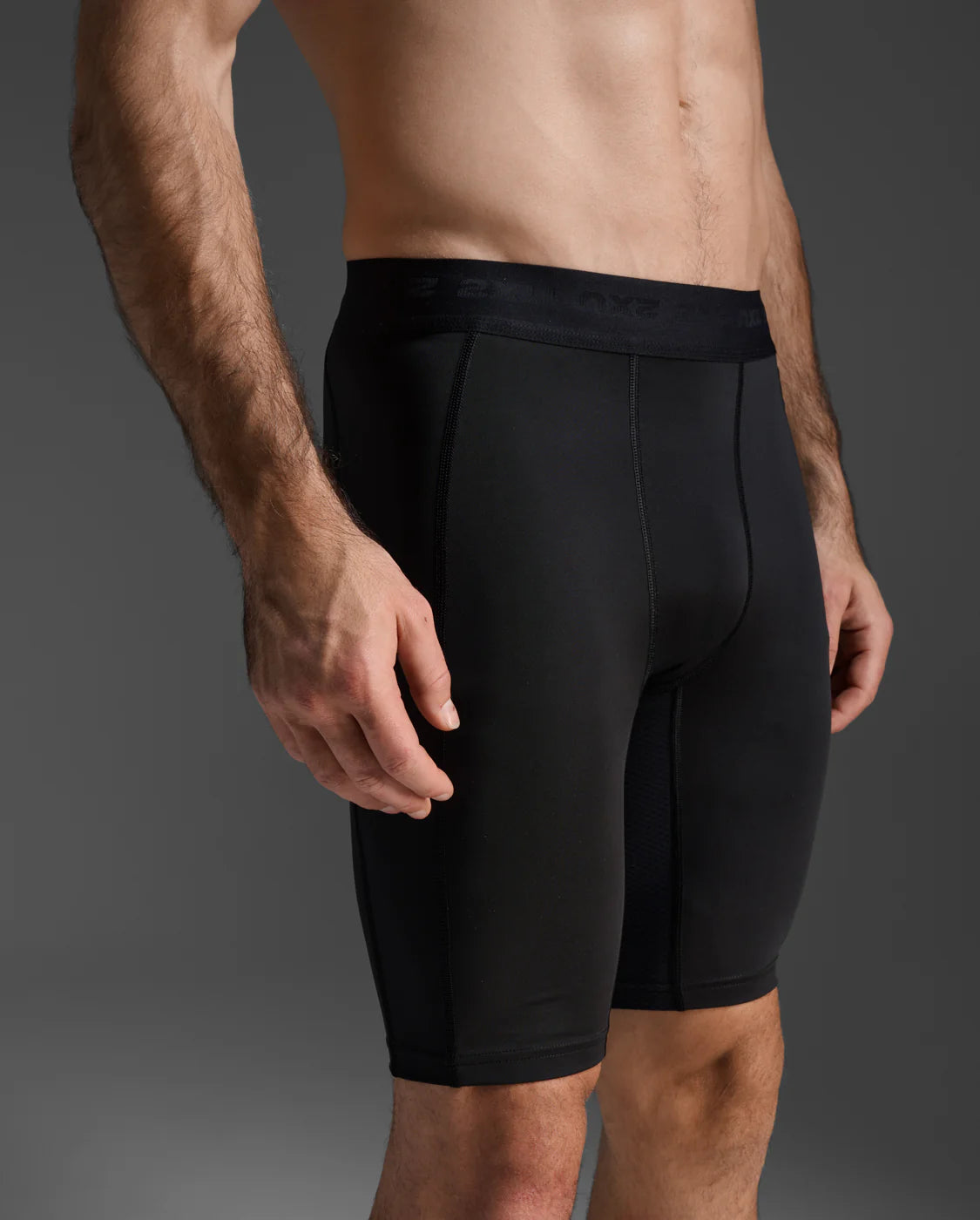 2XU Mens Base Layer Compression Shorts - Black/Nero
