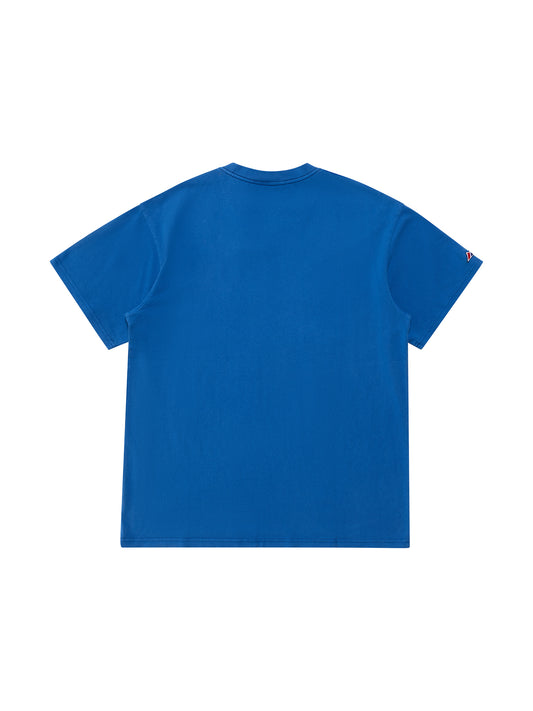 Majestic LA Dodgers Champs Star Frame Tee - Faded Royal