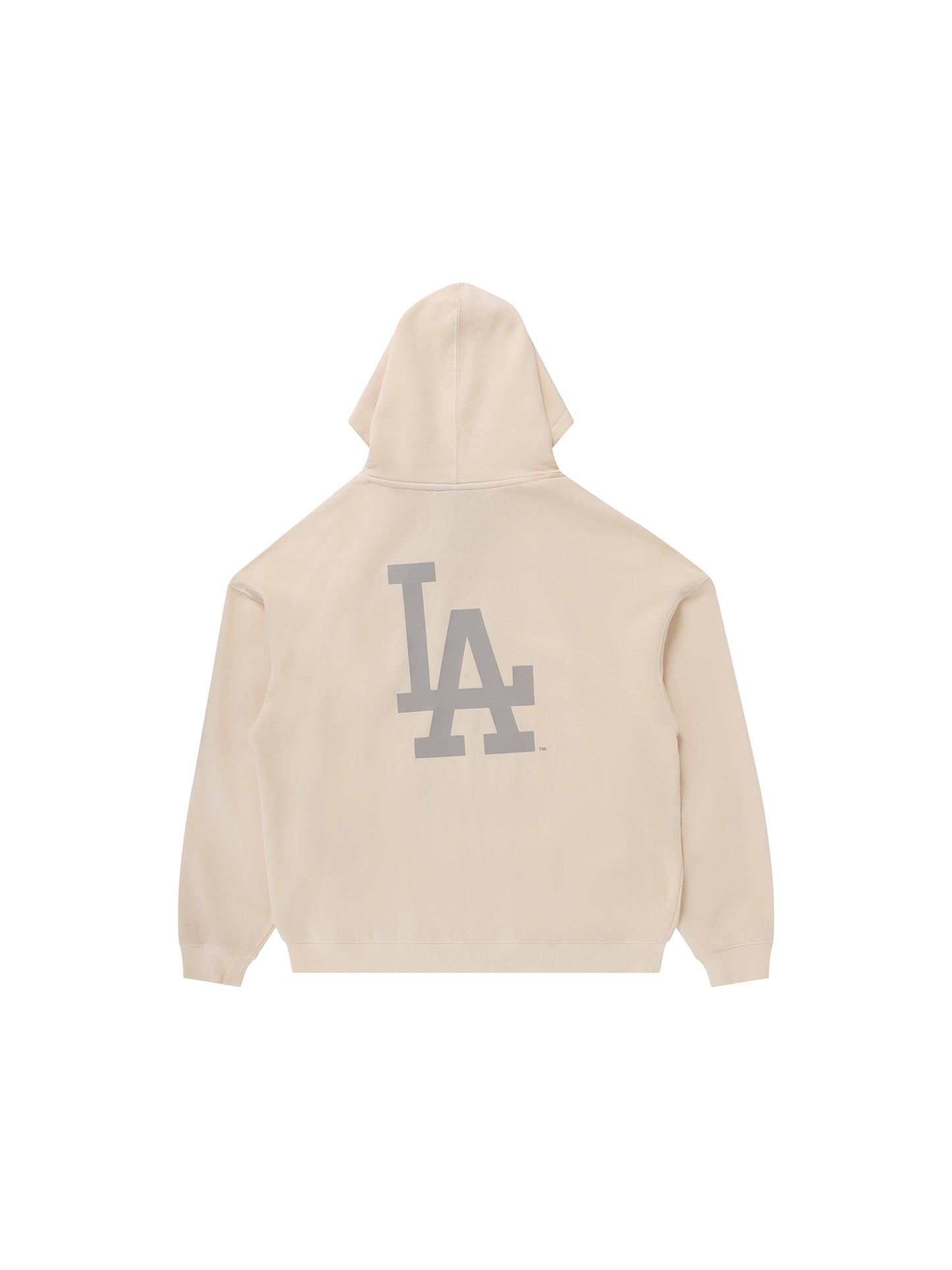 Majestic Athletic LA Dodgers Tonal Fleece Hoody - Sand Dollar Beige