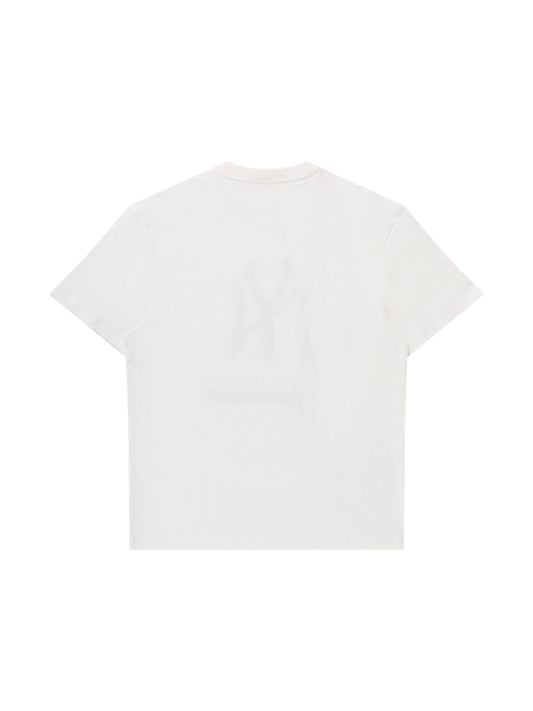 Majestic Athletic NY Yankees Tonal Team Crest Tee - Vintage White