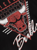 Mitchell & Ness Chicago Bulls Tri Logo Crew - Faded Black