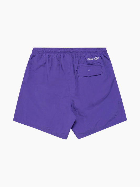 Mitch & Ness Mens Hornets 1993 Playoff Shorts - Hornet Purple