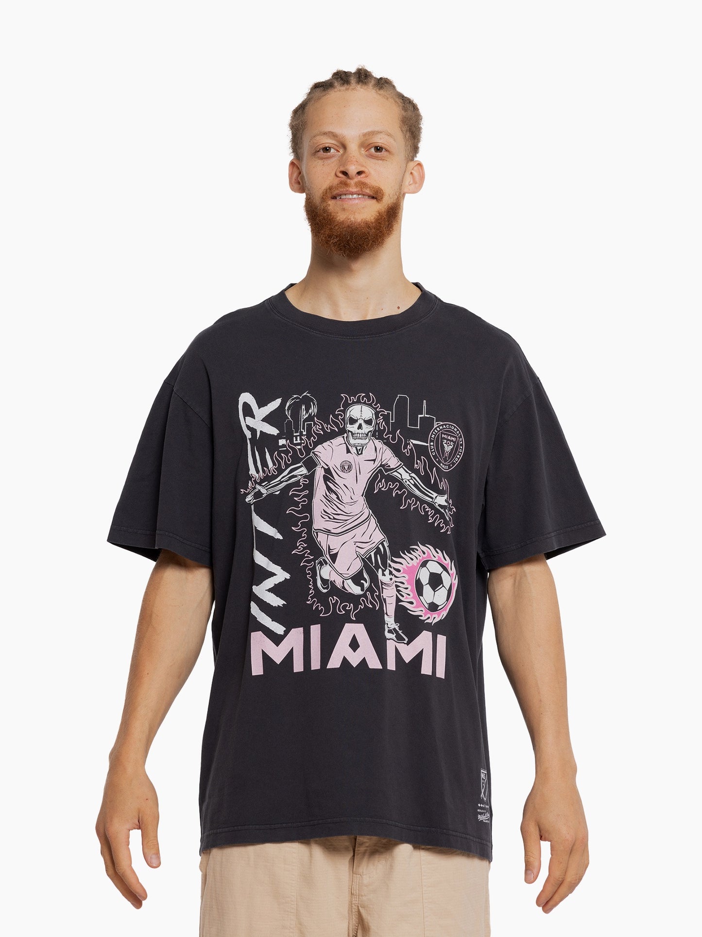 Mitchell & Ness Miami Flame Tee - Inter Miami