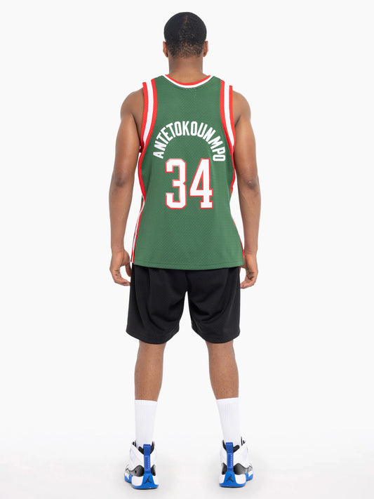 Mitchell and Ness Milwaukee Bucks 13-14 Road Swingman Jersey - Giannis Antetokounmpo