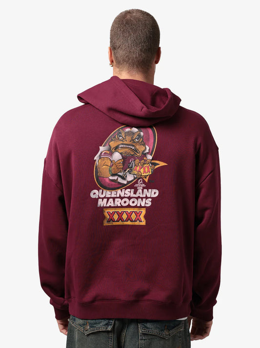 Mitchell & Ness Queenland Maroons Toad Box Hoddie